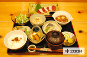 邑の小鉢御膳(馬刺しセット)